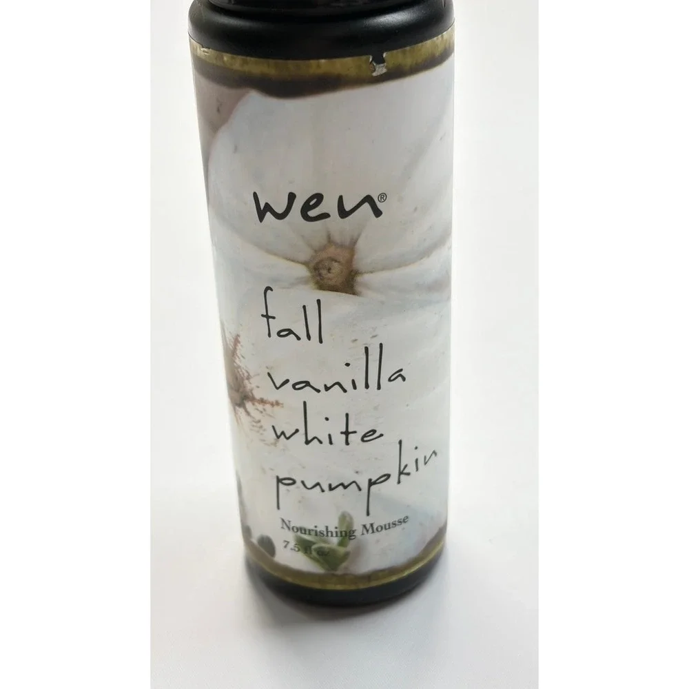 Wen Fall Vanilla White Pumpkin Nourishing Mousse 7.5 oz SEALED